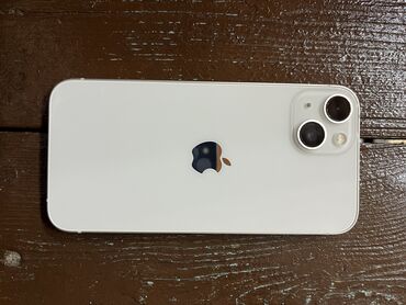 Apple iPhone: IPhone 13, 128 GB, Ağ, Simsiz şarj, Face ID, Sənədlərlə