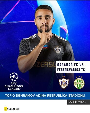 Qarabağ oyununa 12 və 13-cü sektorlara normal qiymətə yan-yana