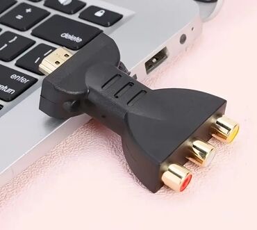 kaset video: HDMI > RCA (AV) perexodnik. Televizora, köhnə cihazlara qoşulmaq