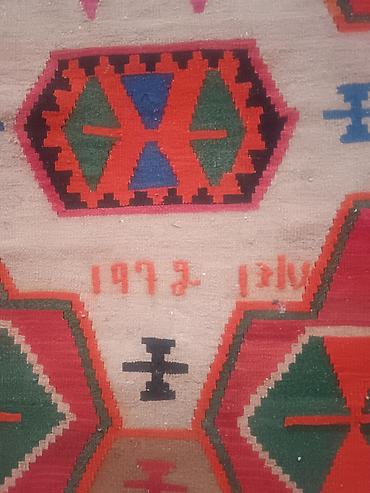 kohnə əsyalar: Quba üslubunda əl toxuması kilim - Naxış: ənənəvi Quba geometrik — 1