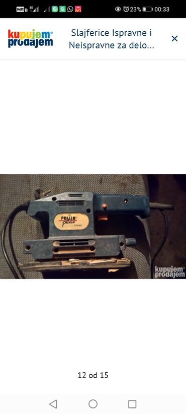 Električne polirke: Slajferice Ispravne i Neispravne za delove 1. Black&Decker KA88 na lalafo.rs — 12 Električne polirke: Slajferice Ispravne i Neispravne za delove 1. Black&Decker KA88 — 12