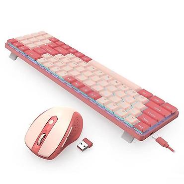 klavyatura komputer: Redragon BS-8772RP Wireless Mechanical Keyboard and Mouse Combo 🟢 — 5
