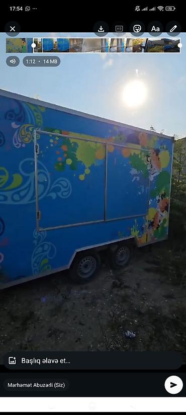 caravan satisi: Salam Seyyar ve ya haradasa saxlayib qida satisi ile mesqul olmaq — 5