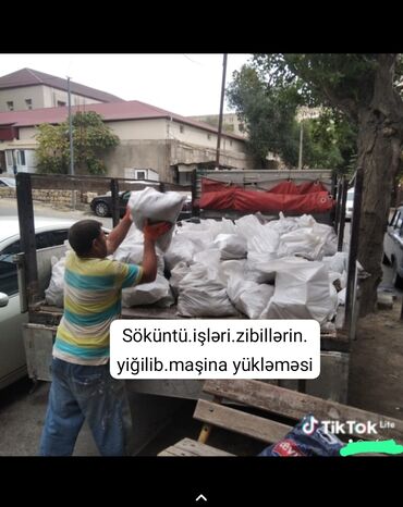 Başqa xidmətlər: Söküntü.işləri yüklərin daşinmasi Qazinti beton işləri zibillərin