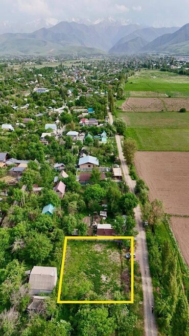 земельный участок город ош: 8 соток, Для строительства