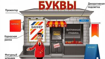 Изготовление рекламных конструкций: | Вывески, Лайтбоксы, Таблички, | Монтаж, Демонтаж, Разработка дизайна — 2