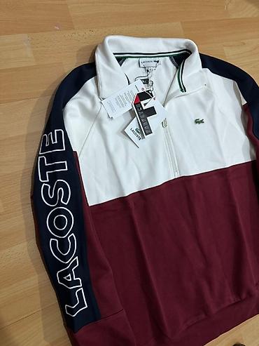 pull and: Мужская толстовка, M, Lacoste, Новый, цвет - Белый, Самовывоз — 2
