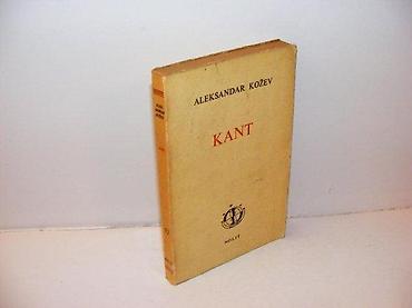 obag srbija: Kant aleksandar kožev 1976 nolit mek povez — 1