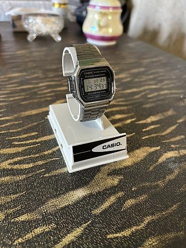 barter saatla: İşlənmiş, Qol saatı, Casio, rəng - Gümüşü — 1