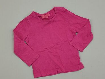 sweterek na drutach dla rocznego dziecka: Bluza, 9-12 m, stan - Dobry