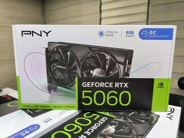 Материнские платы: Видеокарта PNY GeForce RTX 5060, 8 ГБ, Новый