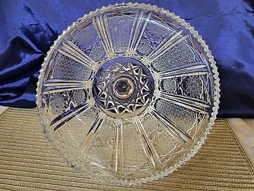cvetici: Bombonijera nova,rucni rad,kristal,led kristal Zajecar 70te — 9