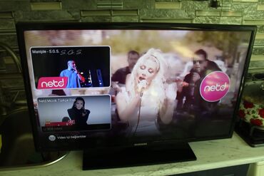 Televizorlar: Samsung 82 ekran tv ideal vəziyyətdədir yutubu yoxdur evdən satış tv