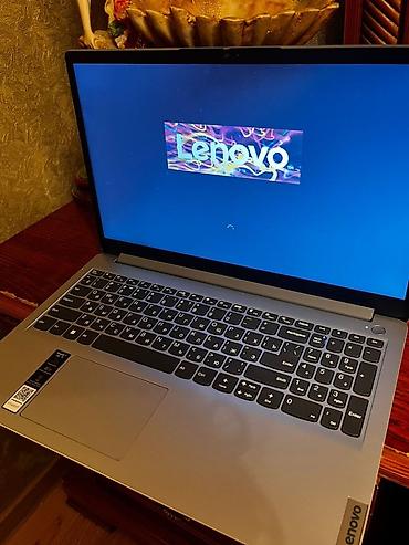 Ноутбуки и аксессуары: Lenovo noutbuk - Korpus: gümüş rəngli, nazik çərçivəli ekran, tam — 1
