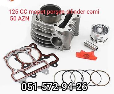 Porşenlər: 125 CC moped üçün porşen-silindr komplekti Məzmun: - 125 sm³ — 1