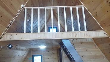 Продажа дач: A‑frame домик (треугольный “А‑образный” каркас) с панорамным — 3