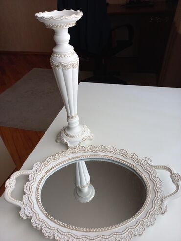 ev üçün güzgülər: Güzgü Table mirror, Oval