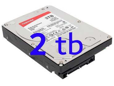 Жесткие диски, переносные винчестеры: Накопитель, Б/у, HDD, 2 ТБ, 3.5", Для ПК