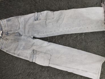 джинсы на высоком посадке: Карго, Средняя талия