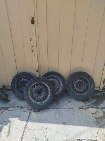 диск на прицеп: Дөңгөлөктөр монтажда 175 / 65 / R 14, Кыш, Колдонулган, Комплект, Жеңил унаалар, Темир, тешиктери - 4