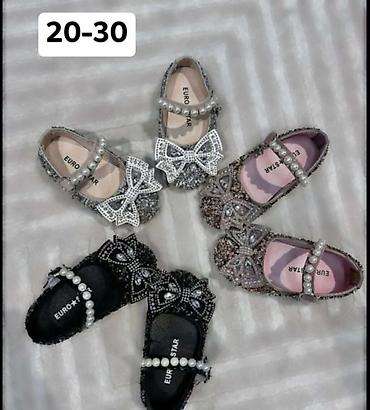 seastar papuce: Dečije baletanke EURO STAR, veličine 20–30. - Model sa štrasom i — 1