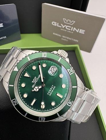 Швейцарские часы Glycine Combat Quartz Green 40мм ХАРАКТЕРИСТИКИ: - at lalafo.kg Швейцарские часы Glycine Combat Quartz Green 40мм ХАРАКТЕРИСТИКИ: -