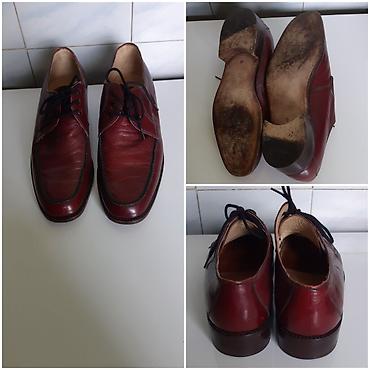 patike br 39: Muške kožne cipele Royal Class – bordo Made in Italy. - Elegantne — 3