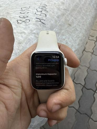 ag kofta: İşlənmiş, Smart saat, Apple, rəng - Ağ — 1