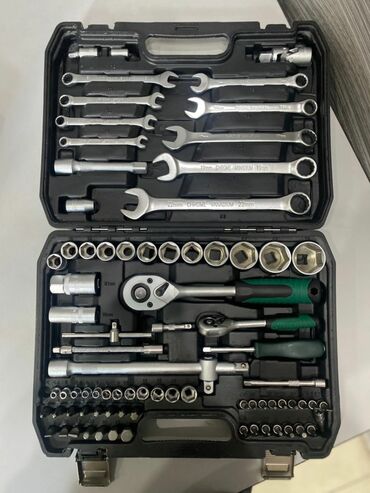 купить набор инструментов для авто бишкек: Набор ручного инструмента в пластиковом кейсе Состав и особенности: -