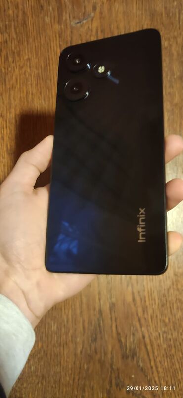 telefon mağazası: Infinix Hot 30, 256 GB, rəng - Qara, Sensor, Face ID