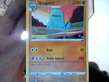 Oyuncaqlar: Quagsire pokemon karti