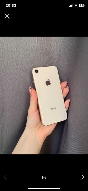 Apple iPhone: IPhone 8, 64 GB, Qızılı, Barmaq izi