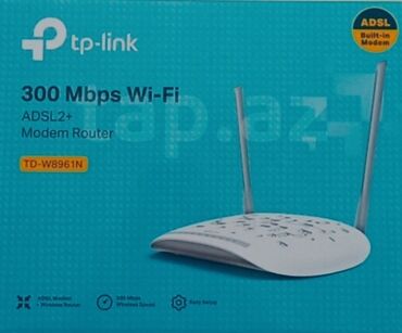 Monitorlar: TP-Link TD-W8961N ADSL2+ modem-router -Salam Daxili ADSL modemi ilə