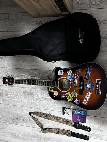 gitara simləri: Teçili Akuistik gitar dəsti - Korpus: dreadnought - Rəng: sunburst — 1