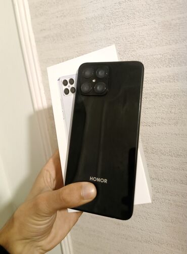 Honor: Honor X8, 128 GB, rəng - Qara, Barmaq izi, Face ID