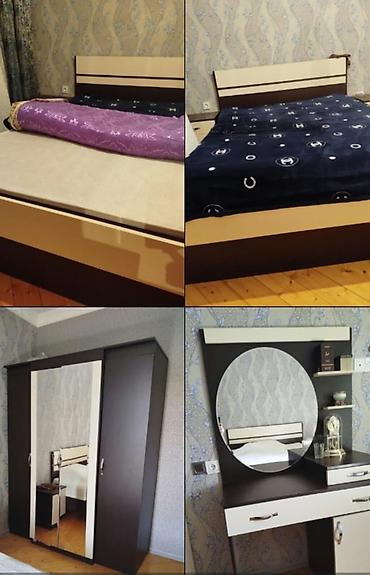hamam xoncasi: Yataq otağı mebel dəsti Tərkibi: - İki nəfərlik yataq: krem və tünd — 1
