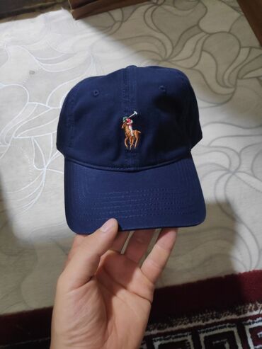 кепка мужские: Мужской головной убор, Polo Ralph Lauren, Новый, цвет - Синий, Самовывоз, Бесплатная доставка, Платная доставка