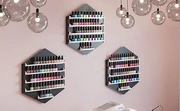 Органайзеры для косметики: Настенные органайзеры для лаков/гелей - Геометрические — 8