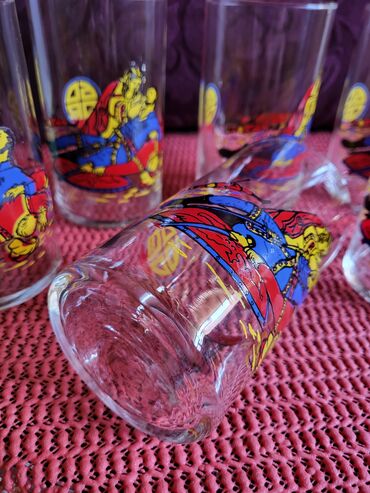 Čaše: Case nove paracinsko staklo 80te. Vintaz case univerzalne komada 5 — 14