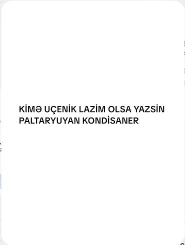 qelyançi: Paltaryuyan kondisaner ustasi yaninda köməkçi (uçenik) olmaq istiyirem — 1