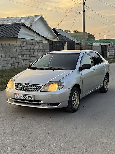Toyota Corolla: 2002 г., 1.6 л, Механика, Бензин, Седан