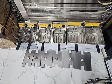 Fri aparatları: Fri kartof üçün, Cüt gözlü, 3 l — 4