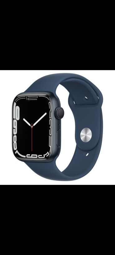 cherry mx blue в Кыргызстан: Apple watch series 7 gps, 45mm blue aluminum case with blue sport band