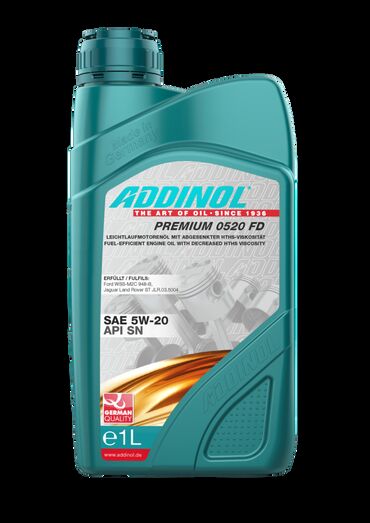 требуется фура: ADDINOL Premium 0520 FD — это высокоэффективное моторное масло класса