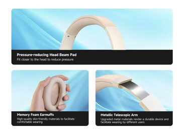 Qulaqcıqlar: 🎧 Edifier WH700NB – Zərif görünüş, güclü performans! Ivory — 2