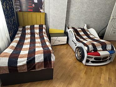 bmw şekilleri: Uşaq/yeniyetmə otağı üçün mebel dəsti Komplekt: - Avtomobil formalı — 1