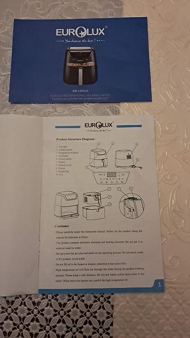 eurolux: Fritoz Eurolux, Yağsız l, Yeni — 8