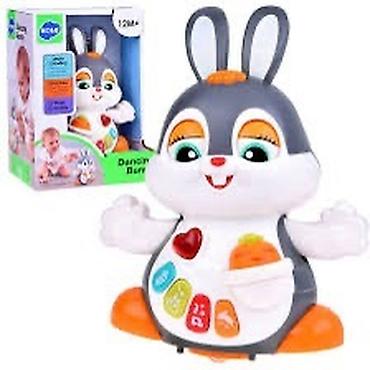 Игрушки: Электронное детское пианино в форме слоника с подсветкой и звуковыми — 12