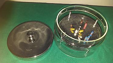 Ostali medicinski proizvodi: Stomatološke posude II Petri šolje Podeljene petri šolje Inox opal — 22