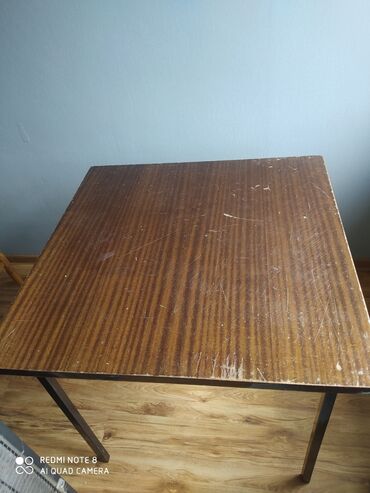 деревянные столы для кухни: Кухонный Стол, цвет - Коричневый, Б/у